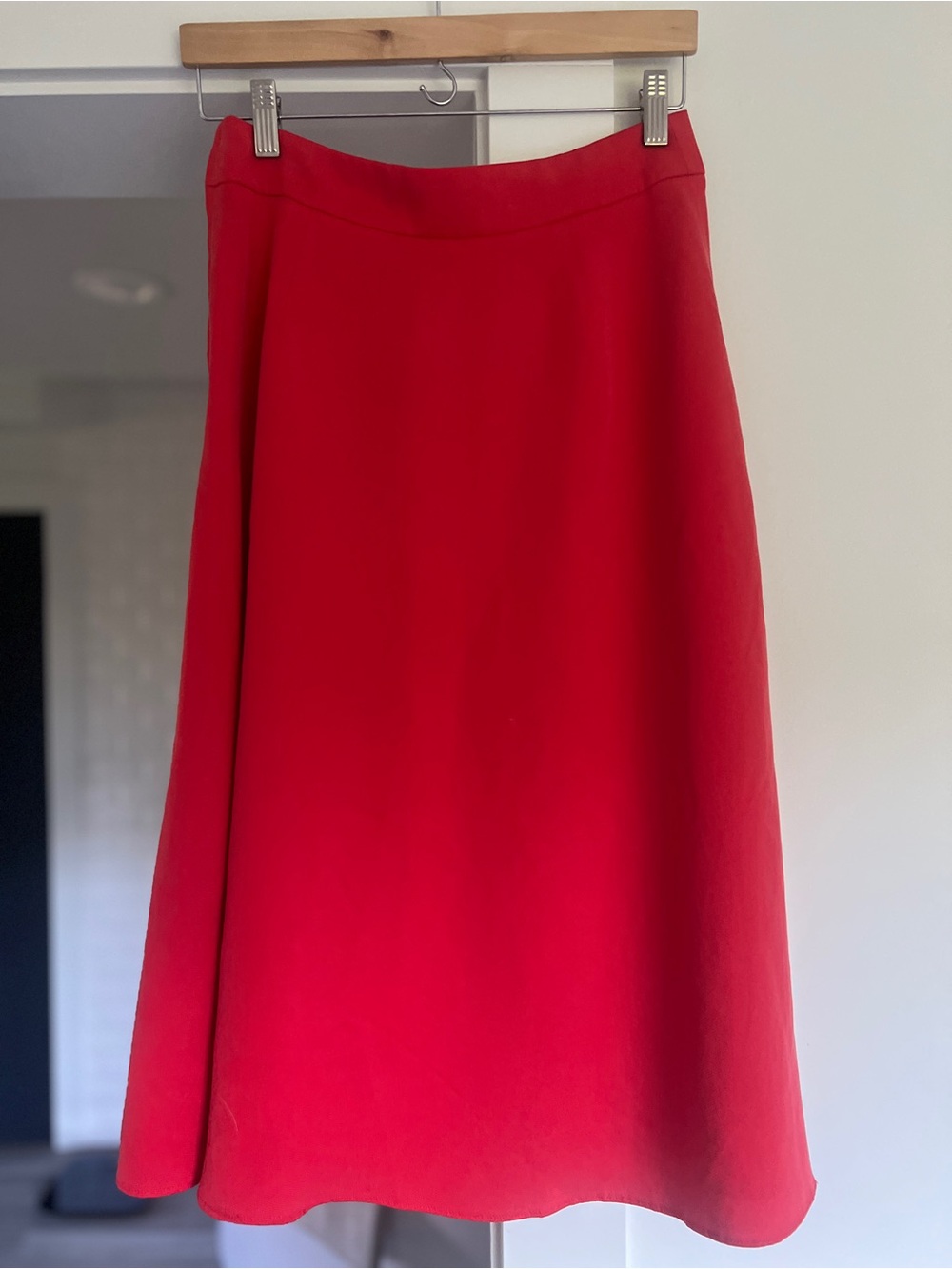 NWT J. Crew Waterfall midi skirt in Tencel™ dobby size 4 - Picture 5 of 6